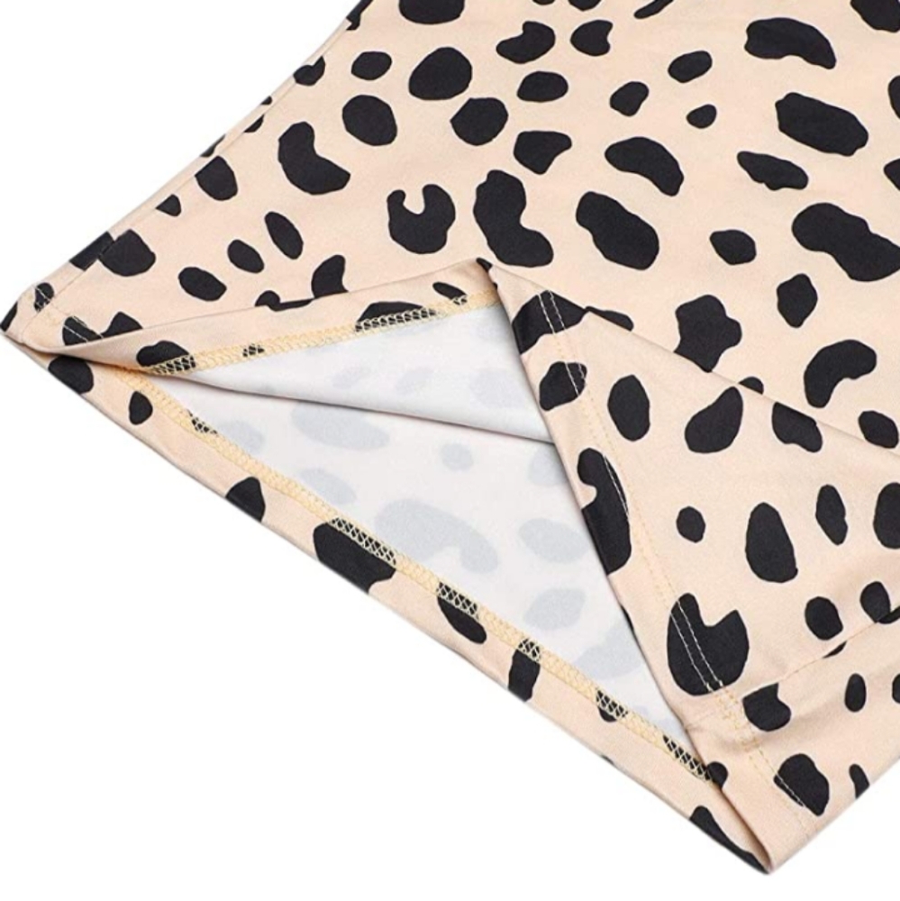 New Comfy Soft Stretchy Cheetah Print Palazzo Yoga Lounge Pants - Picture 5 of 9